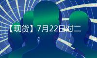 【現貨】7月22日對二甲苯現貨市場價格匯總