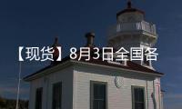 【現貨】8月3日全國各地區熱卷現貨價格匯總