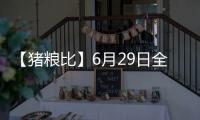 【豬糧比】6月29日全國各地區豬糧比匯總