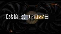 【豬糧比】12月27日全國(guó)各地區(qū)豬糧比匯總