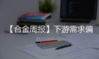 【合金周報】下游需求偏弱，鐵合金震蕩下行