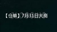 【倉單】7月31日大商所纖板期貨倉單較上一日持平