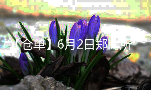 【倉(cāng)單】6月2日鄭商所紅棗期貨倉(cāng)單較上一日增加148張