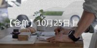 【倉單】10月25日上期所滬鋅期貨倉單較上一日減少749噸