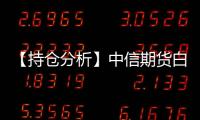 【持倉分析】中信期貨白糖凈多頭持倉連續第3日減少！