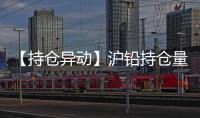 【持倉異動】滬鉛持倉量較上一交易日增加16159手增幅10.01%