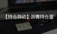 【持倉異動】瀝青持倉量較上一交易日增加37369手增幅10.01%