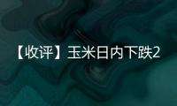 【收評】玉米日內下跌2.10%機構稱玉米與淀粉：期價震蕩運行