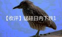 【收評】錳硅日內下跌1.46%機構稱錳硅價格短期將隨黑色板塊波動