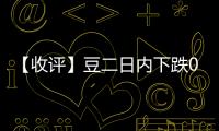 【收評】豆二日內下跌0.74%機構稱美豆大幅下跌豆粕近強遠弱