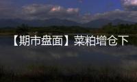 【期市盤面】菜粕增倉下行！主力合約重挫3.3%