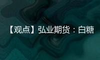 【觀點】弘業期貨：白糖期價反彈但供應壓力加大，建議投資者暫時觀望