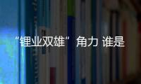 “鋰業雙雄”角力 誰是最后贏家？