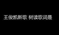 王俊凱新歌 樹讀歌詞是什么（王俊凱新歌 樹讀歌詞）