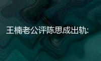 王楠老公評陳思成出軌:擇偶實用 漂亮頂個屁用