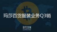 瑪莎百貨服裝業務Q3銷售暴跌25% CEO預計Q4業績進一步下滑