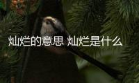 燦爛的意思 燦爛是什么意思