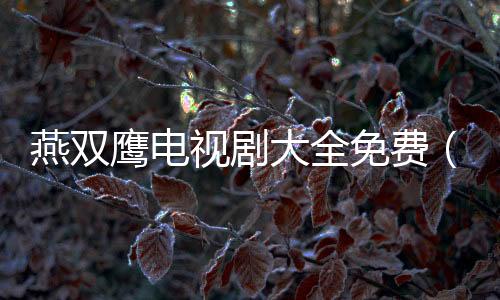 燕雙鷹電視劇大全免費（燕雙鷹電視劇大全）