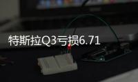 特斯拉Q3虧損6.71億美元 同比轉虧