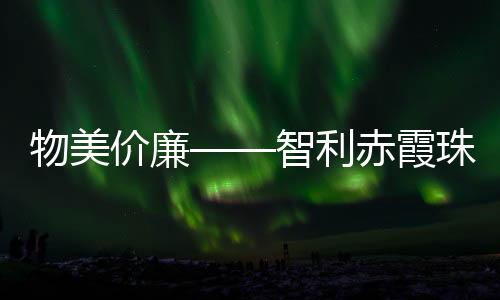 物美價廉——智利赤霞珠酒款推薦