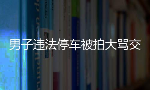 男子違法停車被拍大罵交警 一開口就暴露了酒氣