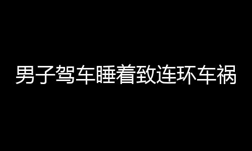 男子駕車睡著致連環(huán)車禍 下車時(shí)仍一臉茫然