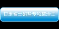 甘肅省土硝鹽專項整治工作收官 查處5處土硝鹽生產儲藏窩點