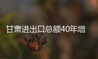 甘肅進出口總額40年增長579倍 年均增長18%