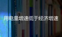 用電量增速低于經濟增速再現