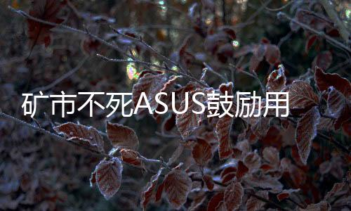 礦市不死ASUS鼓勵用閑置資源進行挖礦與Quantumcloud合作