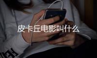 皮卡丘電影叫什么