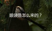 眼袋是怎么來(lái)的？