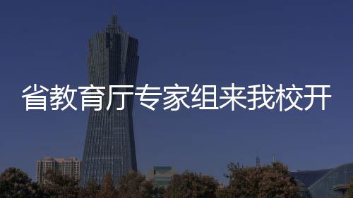 省教育廳專家組來我校開展2024年實驗室安全現場調研檢查工作