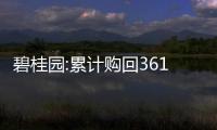 碧桂園:累計購回3610萬美元明年1月到期票據(jù)