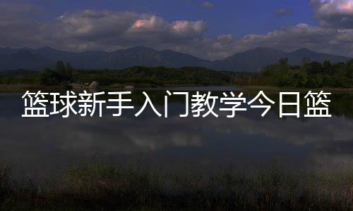 籃球新手入門教學今日籃球賽事直播？少兒籃球課程簡介