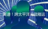 離譜！跨太平洋冷藏箱運費4 月份上漲近 60%