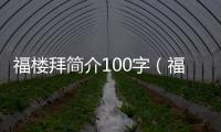 福樓拜簡介100字（福樓拜簡介）