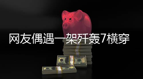 網友偶遇一架殲轟7橫穿馬路：老板，我被戰斗機堵在路上啦