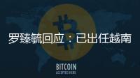 羅臻毓回應：已出任越南南龍集團CEO 常駐胡志明市