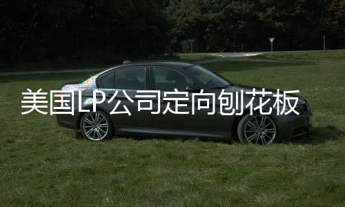 美國LP公司定向刨花板銷售額提高86%