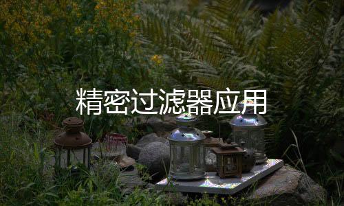 精密過濾器應(yīng)用