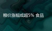 糧價漲幅或超5% 食品價格上漲加大通脹壓力