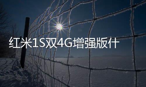 紅米1S雙4G增強版什么時候上市？