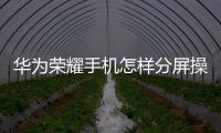 華為榮耀手機怎樣分屏操作（華為手機怎樣進入分屏模式榮耀V8為例）