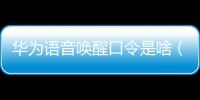 華為語音喚醒口令是啥（華為語音喚醒）