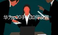 華為p20手機如何設置全屏（華為p20怎么設置全屏）