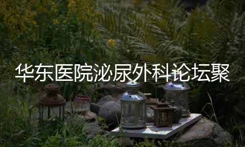 華東醫(yī)院泌尿外科論壇聚焦治療前列腺疾病新方法