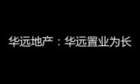 華遠地產：華遠置業為長沙海信廣場提供3.43億元財務資助