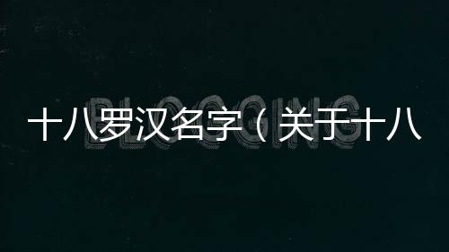 十八羅漢名字（關于十八羅漢名字的基本情況說明介紹）