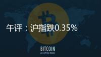 午評：滬指跌0.35% 光學光電子板塊漲幅居前